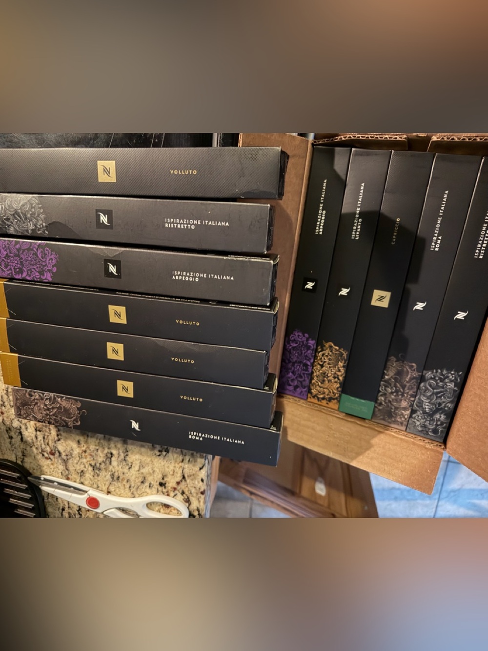 12 boxes Nespresso Capsule Variety bundle